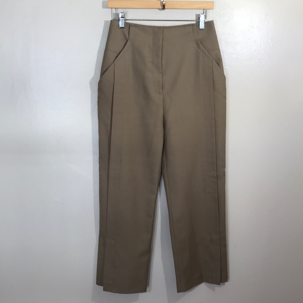 Proenza Schouler Women's 6 Khaki Pants Office‎ Quiet Luxury Designer